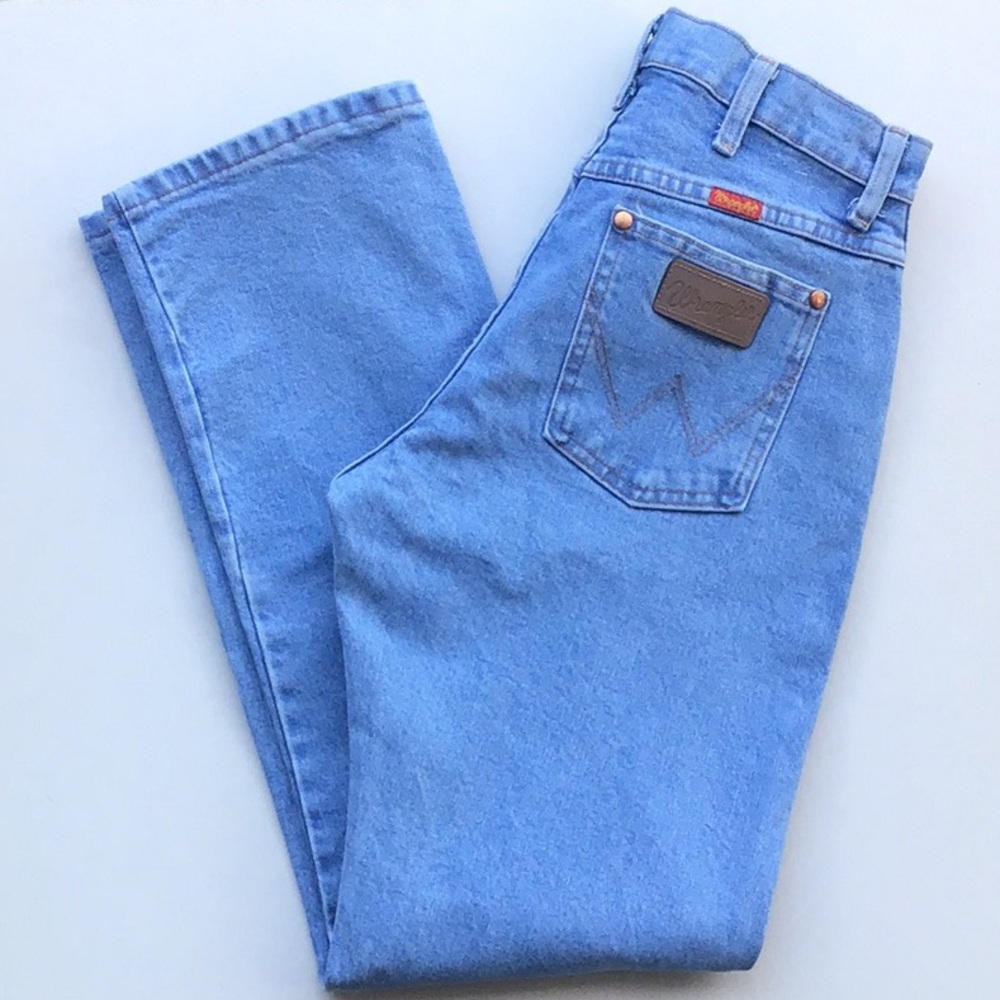 Wrangler light blue high waisted jeans